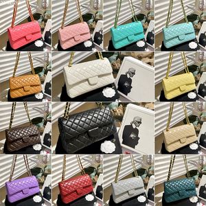 10A spiegel kwaliteit schoudertassen klassieke schapenvacht diamanten rooster flap tas ontwerper vrouwen ketting cross body luxe ontwerpers handtas chan