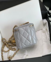 10a spiegelkwaliteit kleine lambskine -ijdelheid dames vrouwen luxe ontwerper cosmetische tassen mini lipstic case met doos c1391023491