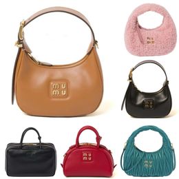 10a Miui Wander épaule Matelasse Bowling fourre-tout sac de créateur pour femme homme cuir S poignée supérieure mini bandoulière sac à main pochette demi-lune sacs