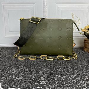 10a nuevo clásico de diseño al aire libre Bolsas de diseño para mujeres Bolsa de letra de letra verde para mujeres bolsos de hombro de bolso de cuero de cuero