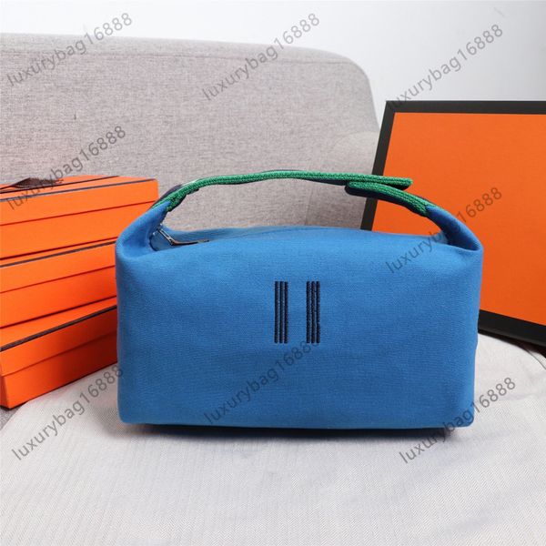 10a Nuevo bolso de mano bolsa de maquillaje Bolsa de aseo de viaje Protección Maquillaje Embrague Mujer lona Bolsas de cosméticos impermeables Diseño Bolsa de cosméticos portátil neceser organizar