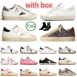 10a Nouvelle-Italie Brand Plaque-Forme Shoes Winter Goldenstar Golden Sneakers Men Femmes Super Ball Star Sabot Purestar Outdoor Doold Diry Casual