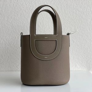 10a nieuwe top lederen dames tassen handgemaakte gewaxte draad luxe ontwerper schouderstiksel bucket boodschappentas klassieke mode retro Britse stijl merk mama tote