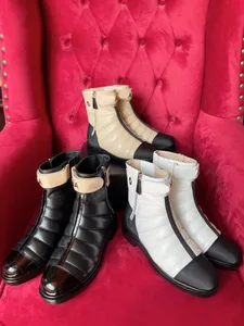 10A nouvelles bottes pour hommes de marque de mode d'hiver, bottines pour femmes, bottes martin, bottes de neige, bottines, bottines 24