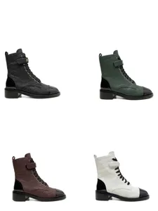 10A nuevas botas de hombre de diseñador de marca de moda de invierno, botines de mujer, botas martin, botas de nieve, botines, botines 08