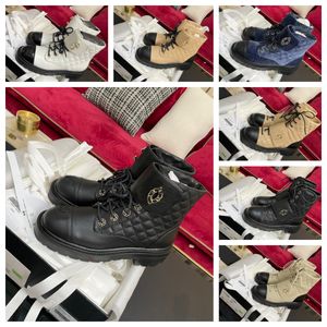 10A nuevas botas de hombre de diseñador de marca de moda de invierno, botines de mujer, botas martin, botas de nieve, botines, botines 35-41