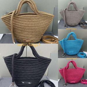 10A nylon tissé sac à main femmes sac seau sac designer balinc épaule sac à bandoulière mode sac de plage femmes sacs fourre-tout avec boîte