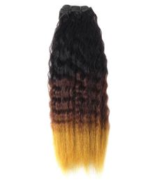 10a ombre Peruvian Yaki cheveux droits Vierge Vierge Human Hair Extensions 1B427 Ombre 3 PCS INDIAN YAKI HEIR DRAIT