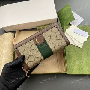 10A Ophidia portefeuille pour hommes porte-cartes de luxe sac à main lettre de verrouillage porte-monnaie en cuir pochette en cuir véritable mode mini pochettes fentes intérieures avec boîte