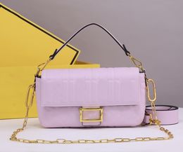 10A Originele Hoge Kwaliteit Designer tas Luxe baguette Handtas Portemonnees Klassieke Flip Afneembare schuifketting Dames Tote Lederen Schoudertassen Verzenden DHL doos stofzak