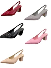 10A Sandalias de calidad Original para hombre y mujer, zapatos planos de tacón alto, zapatillas de verano a la moda de marca de lujo, sandalias, talla 35-41 88