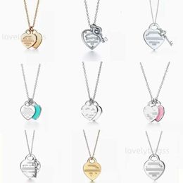 10a collares colgantes nuevos diseñadores amor en forma de corazón para oro de oro s925 aretes de compromiso de boda regalos series de moda joyería 2024