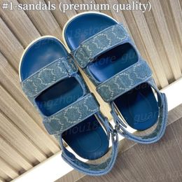 10A Diseñador Premium Slippers con Snadals de moda para mujeres Hot Drill With Bordery Metal Logo Zapatos 27228 25849 27511