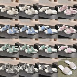 10a zapatillas de diseñador premium con sandalias de playa de moda de estilo fresco de verano para mujeres con rayas con gancho 27290 27544