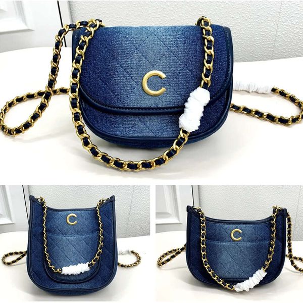 10a sac à main Designer Mini épaule crossbody bodal de haute qualité sachet denim jean sac à main se tases femme de mode de mode d'été