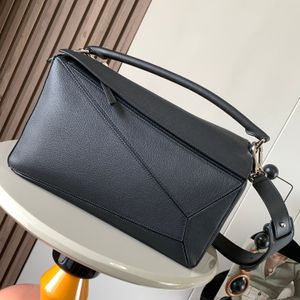 10A Qualité Calfskin Designer Sac Taille Femmes Lady Vintage Rétro Patchwork Géométrie Sacs à main Sangles Bandoulière Épaule Fourre-tout Puzzles Bourse Véritable Cuir