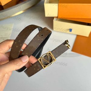 Ceinture de concepteur classique de qualité 10A de qualité pour femmes en acier inoxydable V boucle en cuir réel pour hommes rétro de luxe de luxe placage femme 20 mm ceinture réversible gy078