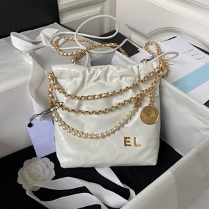 Sac de concepteur de qualité 10a Mini sac à bandoulière Femmes Sac à bandoulière de grande capacité Drawstring Bagbage Metal Logo Metal Chain Pack DrawString Bodet