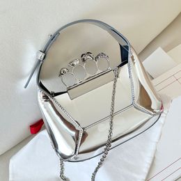 10A kwaliteit ontwerper schedel tas zwart de juwelen hobo tas dames populaire luxe handtas echt lederen schoudertassen crossbody mode avondtasje draagtas