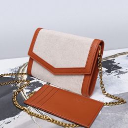 Portefeuille d'enveloppe de qualité 10A Designer de luxe mini sac à bandoulière marque de mode créateur porte-cartes portefeuille pochette femme mini sac à bandoulière Uptown sac à main chaîne portefeuille