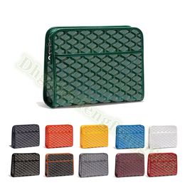 10A kwaliteit Mode Cosmetische Toilettassen Luxe Designer groene make-up wassen opbergtassen Dames heren Reizen CrossBody handtassen lederen schoudertassen Clutch Bags