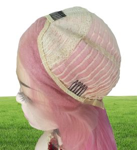 10a Kwaliteit Perruque diep krullend roze volle kanten voorpruiken transparante natuurlijke haarlijnsimulatie menselijk haarpruiken voor vrouwen7179893