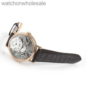 10a echte lederen band Breguat automatische horloges hoogwaardige nieuwe traditionele series 7097BR/G1/9WU -horloge