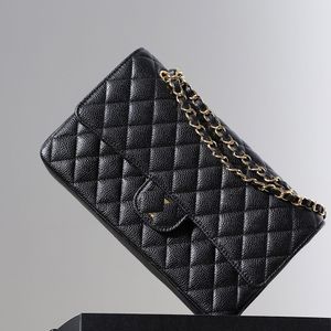 10a rétro Mirror Quality Designer Sac Crobody Houlder Hand Black for Women Expeive High Quality Chain Chain Quilted.