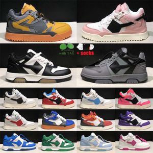 10A Retro Spiegel Kwaliteit Ontwerper Dhgate Out of Office Sneaker Heren Dames Casual Schoenen Lage Wandelschoenen Lederen Basketbalschoenen Lopers Platform Trainers Sneakers