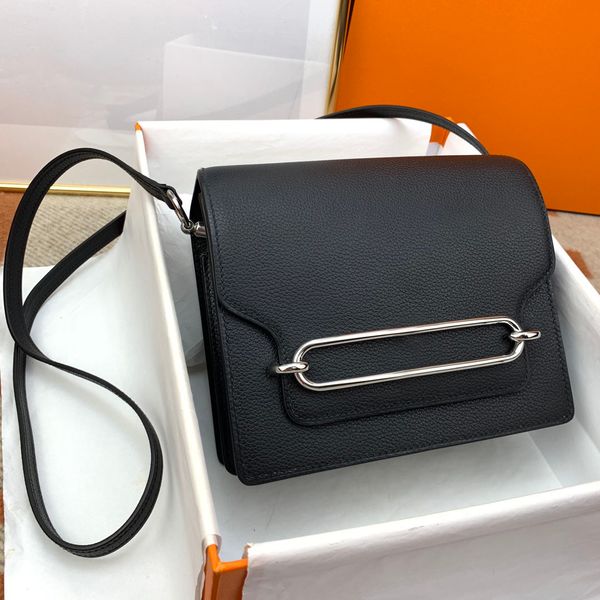 10A Espejo retro Diseñador de calidad Bolsos de mujer hechos a mano Línea de cera de abejas Hombro Crossbody Bolsa Nariz de cerdo Lujo Color sólido Moda clásica Caja de regalo original