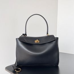 10a rétro Mirror Quality Designer S Redeo Large Shopping Handbag Tote épaule pour les femmes High Enteline cuir grande capacité avec boîte