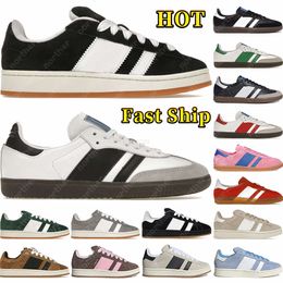 10A Rétro Miroir Qualité Designer Chaussures Faible Cuir Intérieur Daim Hommes Baskets Vert Foncé Og Nuage Blanc Vegan Noir Gomme Marron Désert Gris Hommes Femmes Sports