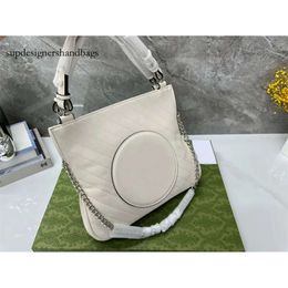 10A Retro Mirror Quality Designers Fashion 2023 Femmes Blondie Tote Round Bag de guichet G Sac à main 24cm