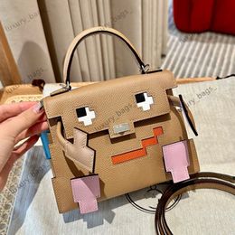 10A Retro Mirror Quality Diseñadores Manos altos Crossbody Bag Shoulder S Cross Body Body Tote completamente hecha a mano Epsom Muñeca de cuero genuino