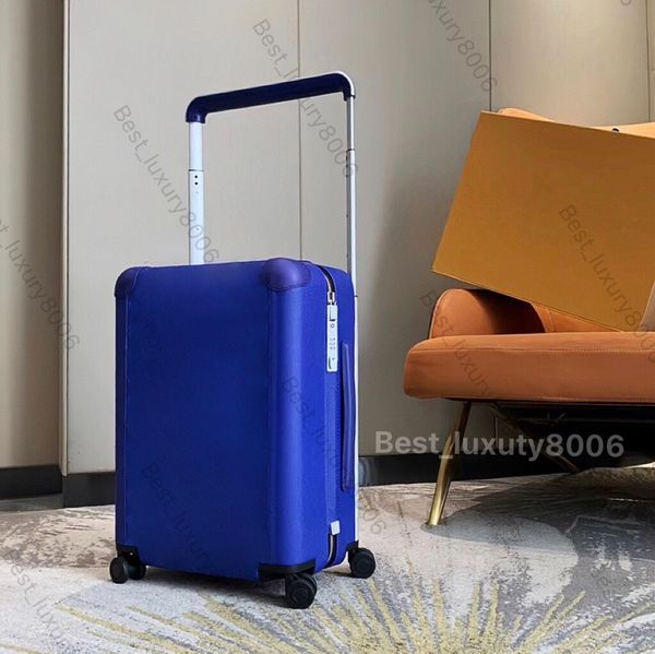 10A Valise Designers Lage Mode Unisexe Trunk Sac Fleurs Lettres Bourse Rod Box Spinner Universal Wheel Duffel Sacs 50 cm Taille Venez avec la boîte 77 s