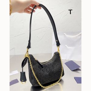 10A Zomer Strozak Hobo Designer Schoudertas Crossbody Tassen Damesketting Tote Bag Composiet Handtas Met Portemonnee Handtassen Voor Vrouwen Borstpakket Dameskettingen Messenger Bag