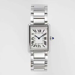 10A Reloj de diseñador superior Reloj sin mangas para mujer Reloj rectangular Movimiento suizo 751 para mujer