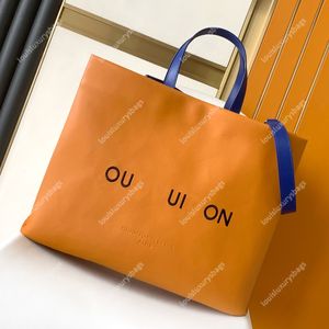 10A TOP GOLICE Cuir Shopper Designer Mens Handbag Tote Sac Broidered Letter Logo Brand Classic Shoping Sac M24457
