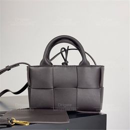 10a topniveau spiegelkwaliteit luxe tassen replicatie ontwerper handtas dameszak 20 cm geweven tas originele koeienhuid winkelen grote capaciteit tas crossbody tassen met doos