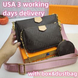 Multi Pochette Felicie de alta calidad Bolsos de mano de cara de lujo Bolsos de hombro Diseñador Mujeres bolsas Diseñadora Mujer bolso Mini bolsas Bolsas Dhgate