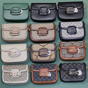 10a topkwaliteit 2024 schoudertas zadeltas ontwerper tas paardenbit 1955 schoudertas handtas mode crossbody messenger tas klassieke luxe designer tassen bakken