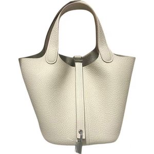 Topkwaliteit tas handtas designer tas damestas designer tas emmer tas handgemaakte luxe designer klassieke mode togo lederen luxe tas boodschappentas met doos