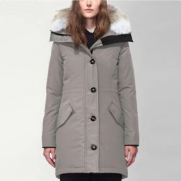 10A Top Qualité Manteau Femmes Puffer Veste Vestes Femmes Coatwomen Designer Fourrure De Luxe Brangdy Meilleure Version 90% Duvet De Canard Remplissage Coupe-Vent Imperméable Long Manteau