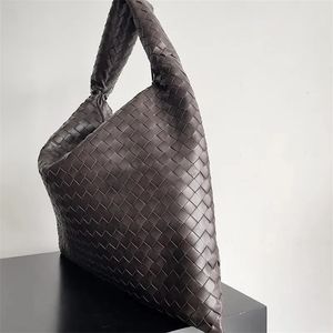 10A Diseñador de alta calidad Tote grande 54 CM Hombro Compras Intreccio Calfskin Hobo Mujeres Underarm Hop Bolsa axilar con caja .c108