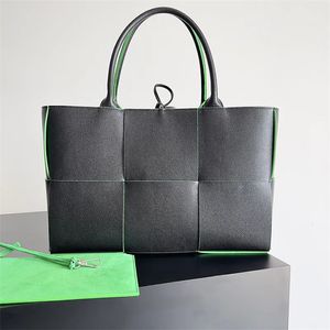 10A Top Quality Designer Medium Tote 36,5 cm Sac composite de dame authentique sac à main en cuir avec boîte B101VC1