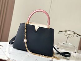 10a topkwaliteit ontwerpers dames handtas capucines schoudertas tote dames luxe lederen koppeling zakje crossbody tas