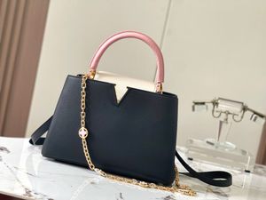 10A Diseñadores de alta calidad Bolso de mujer Capucines Bolso de hombro Tote MUJERES Luxurys Cuero Bolsa de embrague Bolsa cruzada