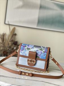 10a pacote diagonal de alta qualidade dauphine bolsa feminina designer artesanal luxo clássico moda couro genuíno bolsa ombro carteira