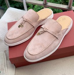 10a topkwaliteit LP schoenen zomerwandeling ontwerpers loafers kasjmier lederen kwastjes dames hoge elastische rundvlees pees bodem casual platte hak zachte zool schoenen