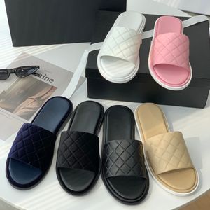 10a topkwaliteit luxe designer slippers schapenvacht dames sandalen lederen ontwerpers schoenen mode zomer schoenen met doos 01 meer schoenen consultatie